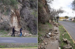 De acuerdo con el Atlas de Riesgo de Toluca, los cerros como la Teresona, el Toloche, entre otros, son zonas detectadas con desprendimiento de rocas