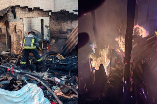 Elementos de Protección Civil y Bomberos controlaron el siniestro, mientras autoridades policiales y la Guardia Nacional acordonaron la zona para iniciar las investigaciones correspondientes.