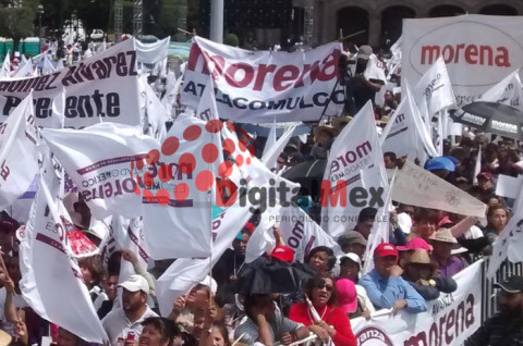 Militantes de Morena en el Estado de México
