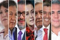 Delfina Gómez, Higinio Martínez, Horacio Duarte, Claudia Sheinbaum, AMLO, David Sánchez Isidoro, Fernando Vilchis