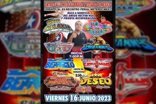 Realizaron un baile sonidero este 15 de junio en el Barrio de Santiaguito, a un costado del Ex-Recinto Ferial.