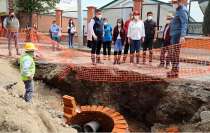 Esta obra minimizará los problemas que padecen más de 5 mil familias, aseguró Gaby Gamboa