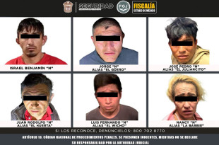 Los posibles implicados fueron traslados a un Centro Penitenciario y de Reinserción Social de la zona a disposición de un Juez,