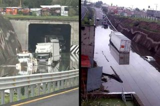 La zona afectada se ubica a la altura de la colonia Valle de las Flores.