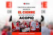 La Cruz Roja Mexicana Delegación Toluca agradeció a todas las personas donadoras y voluntarias que participaron en esta jornada de ayuda