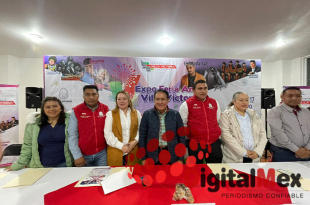 El alcalde Mario Santana Carbajal presentó la cartelera y actividades de la Expo Feria Villa Victoria 2026.