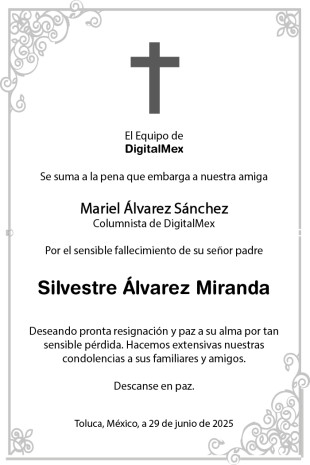 Esquela Silvestre Álvarez Miranda