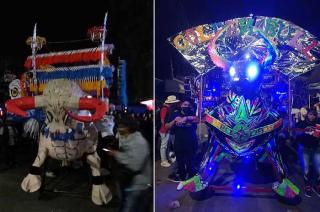 Toros monumentales pirotécnicos de Tultepec