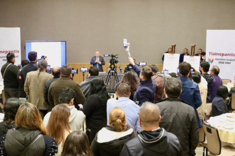 Raciel Pérez Cruz presenta cifras de seguridad 2025 en Tlalnepantla