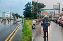 Atienden encharcamientos en Metepec