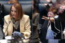 Ernestina Godoy rinde protesta ante el Senado