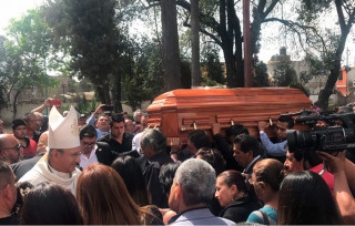 Despiden a Paco Rojas en su pueblo, San Lorenzo Río Tenco