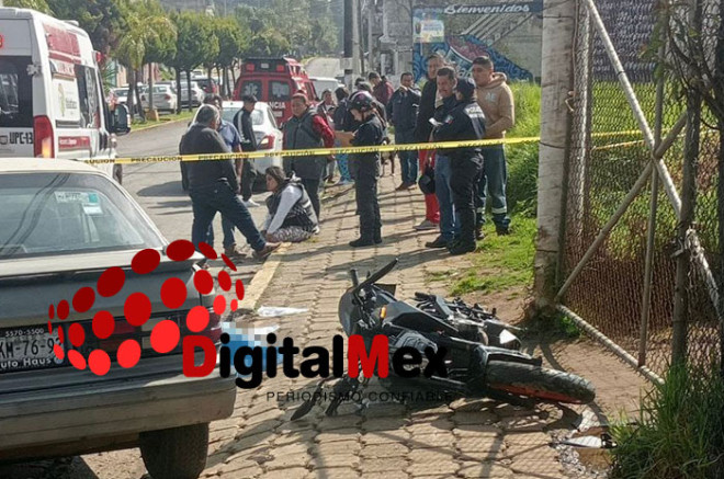 Un adolescente  perdió la vida tras un accidente entre una motocicleta