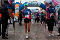 La mexiquense terminó séptima general con un tiempo oficial de 2:46:14.
