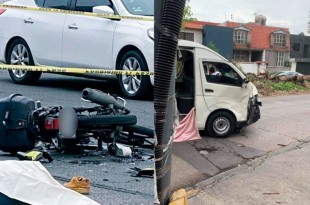 El accidente se registró en la colonia Bosques de Echegaray.