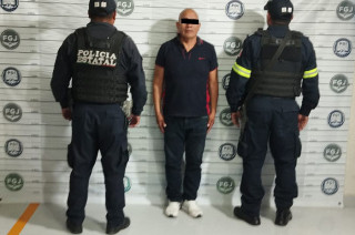 Fidel “N” de 57 años de edad, fue trasladado a la Agencia del Ministerio Público correspondiente.