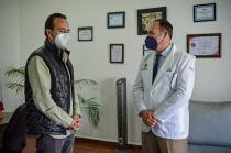 El alcalde reiteró, que siguen contribuyendo con el Sector Salud