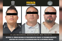 Se les relaciona con tres atracos cometidos entre 2024 y 2025, en los que amagaron a víctimas con armas de fuego.