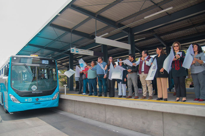 Daniel Sibaja, secretario de Movilidad, explicó que estas unidades tuvieron una inversión de más de 62 millones 400 mil pesos por parte de la empresa Transred.