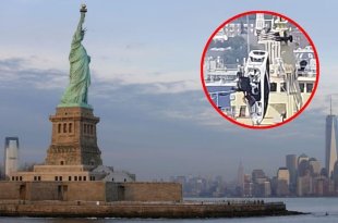 Una embarcación volcó cerca de Liberty Island, en el puerto de Nueva York, dejando como saldo una mujer y su bebé de cinco meses muertos.