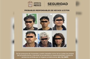 Los detenidos fueron trasladados a la Agencia del Ministerio Público correspondiente.