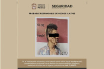 Jorge “N”, de 45 años, fue detenido por su probable implicación en ataque peligroso y portación de arma de fuego