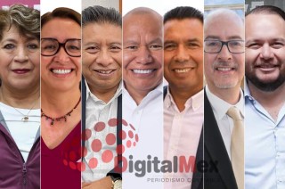 Delfina Gómez, Azucena Cisneros, Faustino de la Cruz, Raciel Pérez, Arturo Piña, Eduardo Barrera, José Cebada