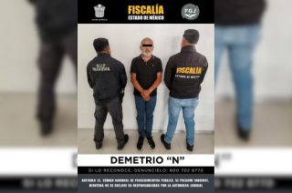 Demetrio “N” fue detenido por la FGJEM al ser investigado por su probable participación en el delito de violación agravada.