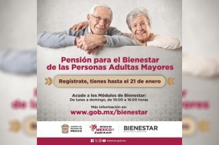 La atención se brindará de 10:00 a 16:00 horas, de martes a domingo, en los Módulos de Bienestar 