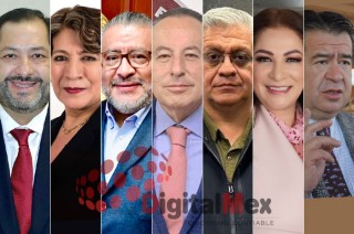 Francisco Vázquez, Delfina Gómez, Horacio Duarte, José Luis Cervantes, Cristóbal Castañeda, Myrna García, Ramón Arana