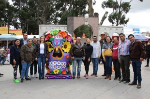 Inauguran feria del Alfeñique y festival de día de muertos en Zinacantepec