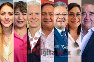 Mónica Chávez, Delfina Gómez, Alfredo Del Mazo, Óscar González, Norberto Morales, Sandra Luz Falcón, Maurilio Hernández