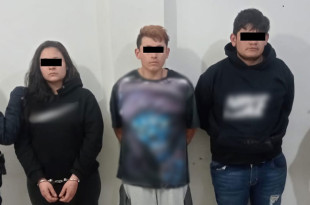 Luis, Jorge y Cinthia “N” fueron arrestados con droga, arma, cartuchos y teléfonos