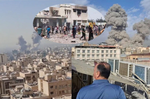 Columnas de humo se elevan sobre Teherán tras los ataques atribuidos a Estados Unidos e Israel, mientras la tensión militar escala en Medio Oriente y se activan sistemas de defensa aérea en la región.