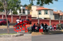 Video: Batalla campal frente a Town Square Metepec