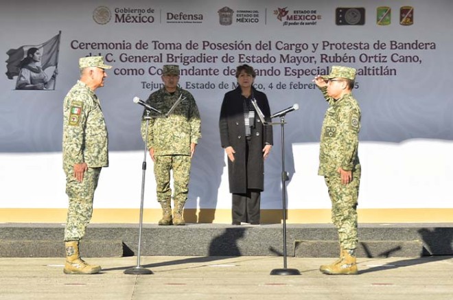 Esto como parte de las acciones coordinadas entre el Gobierno de México y del Estado de México, para garantizar la paz y la seguridad de la población en la zona sur de la entidad.