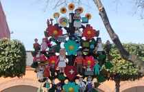 Develan en Metepec Árbol de la Vida alusivo a los derechos humanos