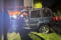 El copiloto tuvo que ser ingresado al hospital.