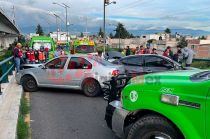 El accidente tuvo lugar en la Colonia Buenavista pasando Bulevar Miguel Alemán