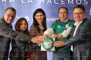 La campaña “Un Mundial Muy Mexicano” busca reunir mil balones en el Estado de México para entregarlos a niñas y niños de comunidades vulnerables.