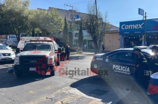 El motociclista se retiró por su propia cuenta ya que las lesiones que sufrió no eran de consideración.