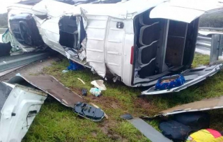 Tres muertos y nueve heridos tras volcadura en el Arco Norte