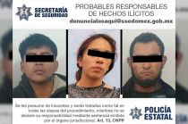 Agentes estatales implementaron un operativo estratégico en el centro del municipio de Tenango del Valle para la detención.