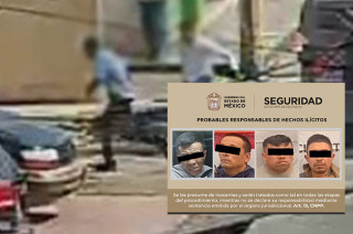 Los sospechosos huyeron en un Nissan Versa gris, pero fueron interceptados por las autoridades.