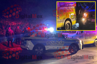 l sitio arribaron patrullas de la Policía Municipal de Metepec, así como una ambulancia de Protección Civil y personal del Cuerpo de Bomberos.