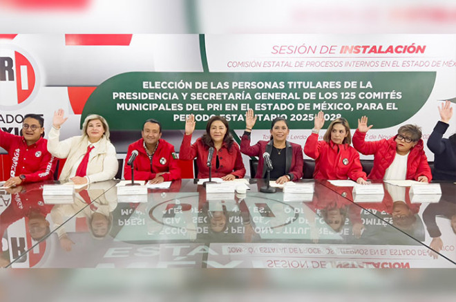 El PRI Edoméx avanza en la renovación de sus comités municipales tras emitir la segunda convocatoria para elegir nuevas dirigencias.
