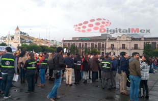 #Video: Desalojan edificios públicos por macrosimulacro de sismo en #Toluca