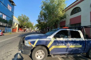 El accidente se registró en la esquina de la avenida Morelos y Andrés Quintana Roo, frente al Conservatorio de Música.