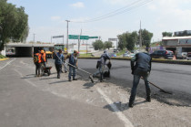 Trabajos de repavimentación avanzan sobre la avenida Insurgentes