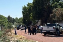  Policías acordonaron la zona en Atlatongo, Teotihuacán, mientras se investigan los hechos ocurridos este jueves.
